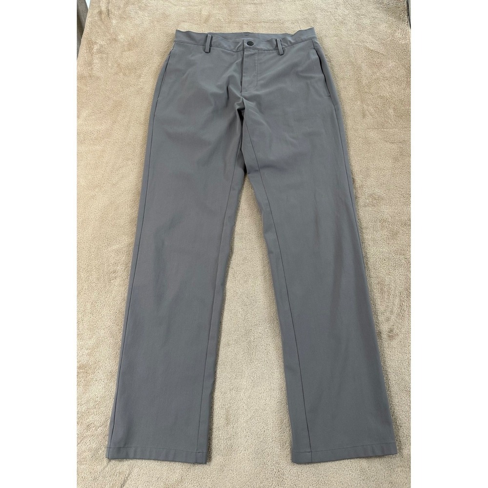 Ministry of Supply Kinetic Trouser Mens Size 30 Gray Stretch Chino EUC